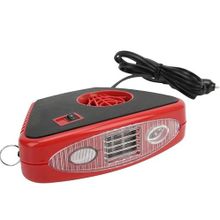 Araç İçi Isıtıcı Fan Led Işıklı Cam Buğu Çözücü Oto Isıtıcı 12V