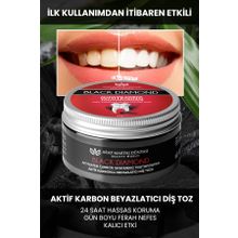Arap Makyaj Dünyası 50 GR Black Diamond Aktif Karbon Diş Beyazlatma Tozu