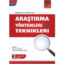 ARAŞTIRMA YÖNTEMLERI VE TEKNIKLERI - ZEKI KAYA;MEHMET ŞAHIN