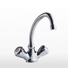Arçe Çevirmeli Gri Klasik Evye Lavabo Bataryası