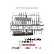 Arçelik 6231 T Gri Bulaşık Makinesi Üst Sepet