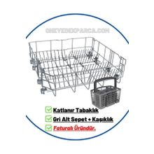Arçelik 6551 HI Gri Bulaşık Makinesi Alt Sepet