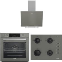 Arçelik AFC 361 G - OCD T 651 EG - ADE 606 2 G Gri 3'lü Ankastre Set