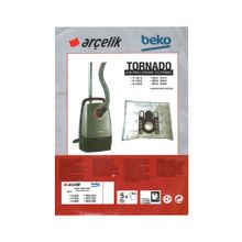 Arçelik - Beko Tornado S 4920 Orjinal Süpürge Bez 5 Adet Toz Torbası