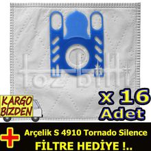 Arçelik S 4910 Tornado Silence Toz Süpürge Torbası
