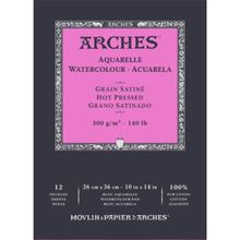 Arches Hot Pressed 300 gr 12 Yaprak 26x36 cm Sulu Boya Defteri