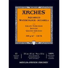 Arches Kalın Doku 300 gr A4 12 Yaprak Sulu Boya Defteri