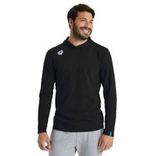 Arena 004903555 Team Hooded Panel Siyah Günlük Stil Erkek T-shirt