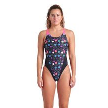 Arena 009463595 Contour Swimsuit Swim Tech Back Siyah Kadın Yüzücü Mayosu