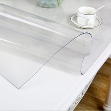Arge Zemin 1,7 mm Kalınlık 100 x 70 cm Şeffaf Pvc Kalın Kaymaz Masa Örtüsü Koruyucu