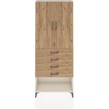 Arges Dolap 88X30X221 Aytaşı-Çam - Krem