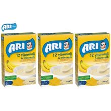 Arı 4+ Ay 3x200 gr Sütlü Muzlu Pirinç Unu Bebek Maması