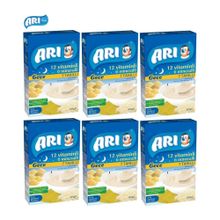 Arı 6+ Ay 6x200 gr Gece Sütlü 7 Tahıllı Pirinç Unu Mama