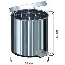 Arı Metal 430 Pedallı 40 lt Su Sızdırmaz Çöp Kovası