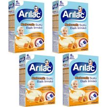 Arılac 4x200 gr Sütlü Ballı İrmikli Kahvaltı Kaşık Maması