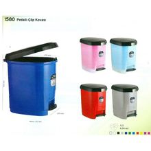 Ark 1580 Siyah 20 lt Pedallı Çöp Kovası