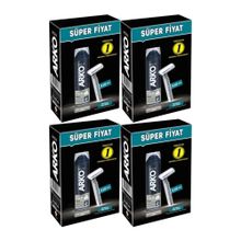 Arko Men 10 Adet Tekli Tıraş Bıçağı + 4'lü Set Pro 200 ml Force Tıraş Köpüğü