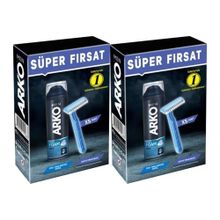 Arko Men Banyo 5 Adet Tıraş Bıçağı + 2'li Set Pro 200 ml Cool Tıraş Köpüğü