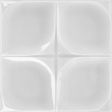 Armada Çini 12.5x12.5 cm Defakto Beyaz Model Çini Seramik Karo
