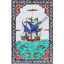 Armada Çini 40X60 Cm Ed 500 İznik Kalyon Eldekoru Çini Pano