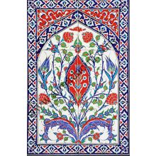 Armada Çini 40X60 Cm Ed 507 Kırmızı Göbekli Eldekoru Çini Pano