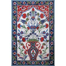 Armada Çini 40X60 Cm Ed 511 Saksılı Eldekoru Çini Pano