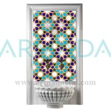 Armada Çini SP 99 20x20 cm Geometrik Tunus Desenli Kütahya Çinisi