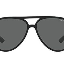 Armani Exchange AX4133S Mat Siyah Koyu Gri Yuvarlak Unisex Güneş Gözlüğü