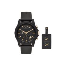 Armani Exchange AX7105 Erkek Set Kol Saati ve Valiz Etiketi
