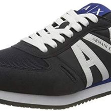Armani Exchange Micro Suede Multicolor Lacivert Beyaz Erkek Spor Ayakkabı