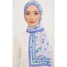 Armine 10008-14 Lila Karma Çiçek Desen Trend Şal