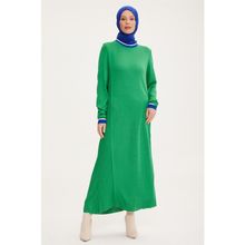 Armine 22KD4243 Çimen Yeşili Kadın Elbise