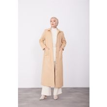 Armine 23K8607 Bej Kadın Manto