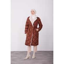 Armine 23KD6405 Kahverengi Kadın Mont