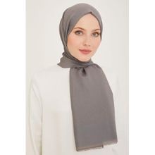 Armine 3-4864 Koyu Gri Şal