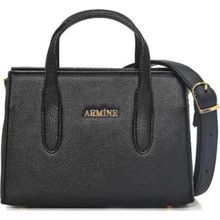 Armine 363 Siyah Croko Kadın Omuz Çantası