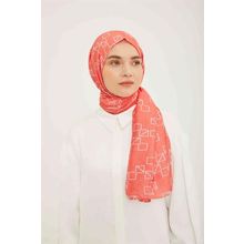 Armine SYR25105 Trend Pure Lina Pudra Pembesi Zincir Desen Kadın Şal