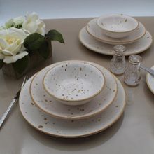 Arna Porselen Cappuccino 48 Parça 12 Kişilik Yemek Takımı