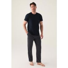 Arnetta Empty Siyah Erkek Pijama Takımı