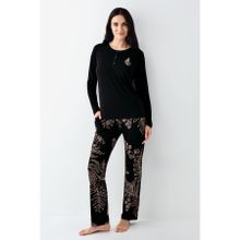Arnetta Kadın Siyah Pijama Takımı