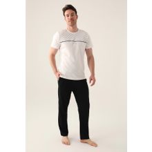 Arnetta The Krem Erkek Pijama Takımı