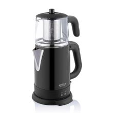 Arnica IH33205 Siyah Demli Stil Cam Çay Makinesi