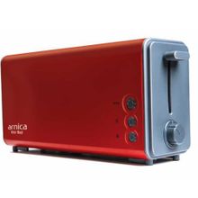 Arnica Kıtır Red 1050 W 3 Programlı 2 Dilim Hazneli Ekmek Kızartma Makinesi Kırmızı