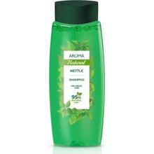 Aroma Natural 400 ml %95 Bitkisel Isırgan Özlü Yağlı Saç İçin Şampuan