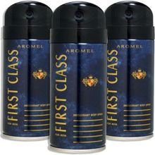 Aromel First Class 3x150 ML Erkek Deodorant
