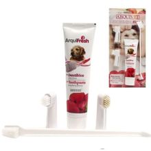 Arquıvet 100 gr Çilek Aromalı Köpek Diş Bakım Seti
