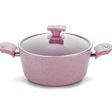 Arselon 26 cm Pembe Granit Derin Tencere