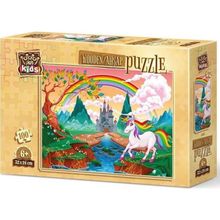 Art 5899 Kids Gökkuşağı Pony 100 Parça Ahşap Puzzle