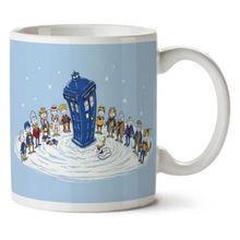 Art Hediye 01 Doctor-who-ville İki Tarafı Baskılı Kupa Bardak