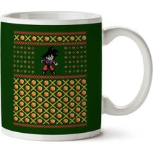 Art Hediye 01 Dragon Ball Z Goku Christmas İki Tarafı Baskılı Kupa Bardak